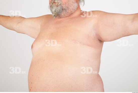 Chest Man Nude Studio photo references