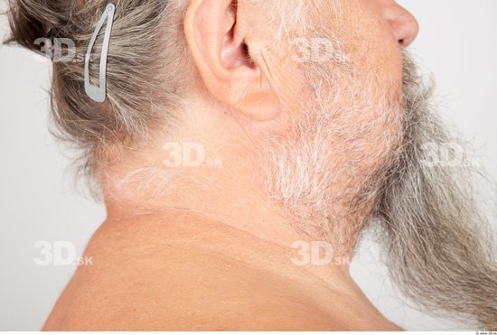 Neck Man Nude Bearded Studio photo references