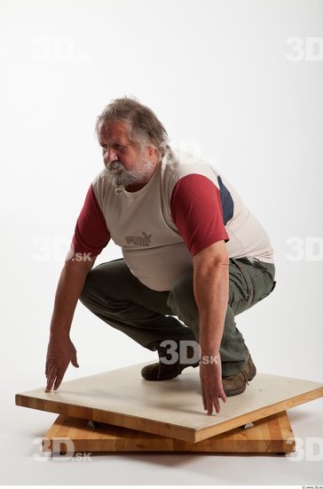 Whole Body Man Other White Casual Overweight Bearded