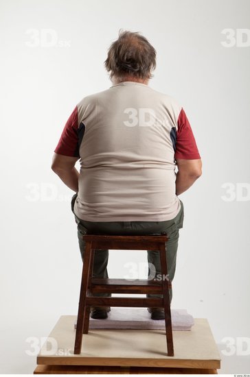 Whole Body Man Artistic poses White Casual Overweight Bearded