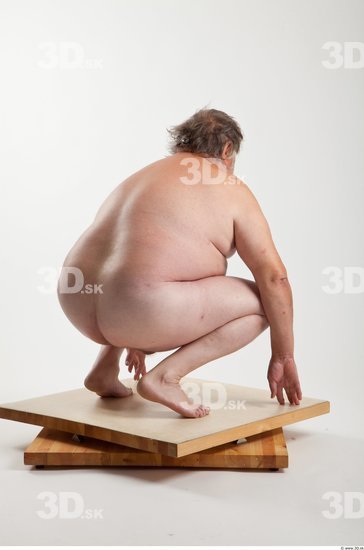 Whole Body Man Other White Nude Overweight Bearded