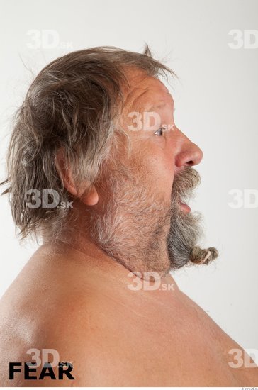 Head Emotions Man White Overweight Bearded