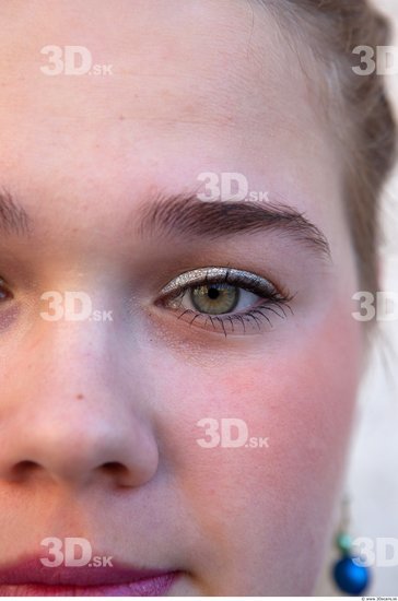 Head Woman White Overweight Street photo references