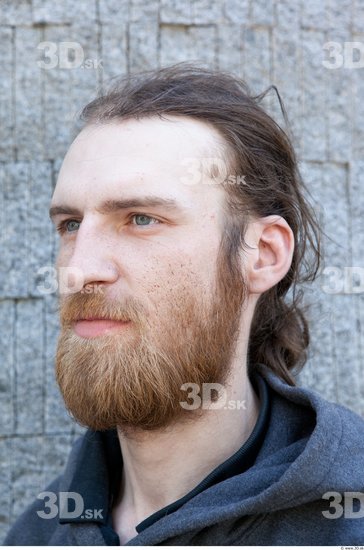 Head Man White Average Bearded