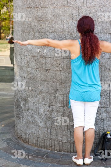 Whole Body Woman T poses White Casual Average