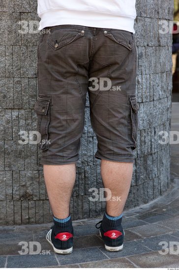 Leg Casual Shorts Average Street photo references