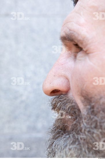 Nose Man White Casual Average Bearded