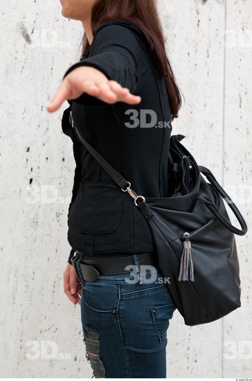 Upper Body Woman Casual Jacket Average Street photo references