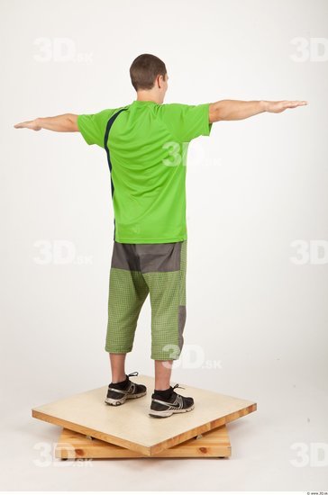 Whole Body T poses Casual Studio photo references