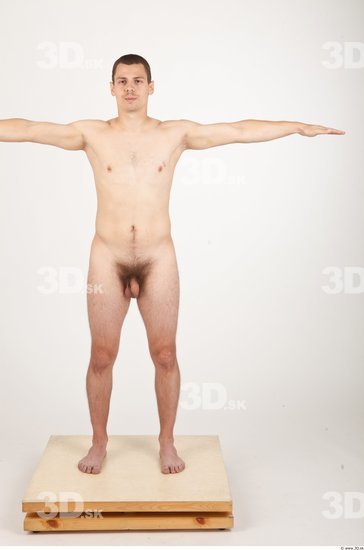 Whole Body T poses Nude Studio photo references