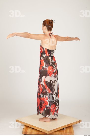 Whole Body T poses Casual Dress Slim Studio photo references