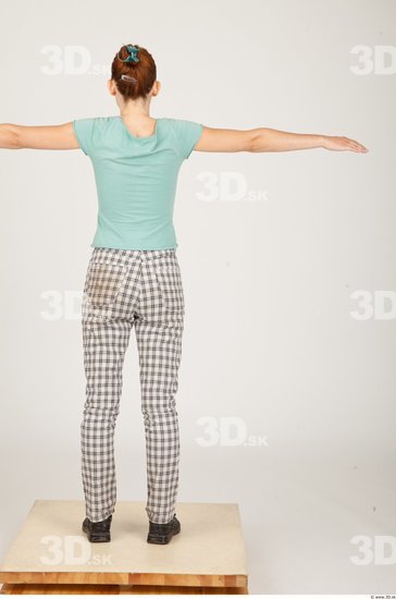 Whole Body T poses Casual Slim Studio photo references