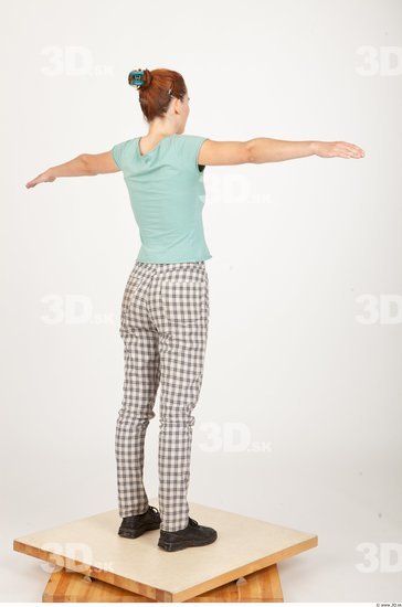 Whole Body T poses Casual Slim Studio photo references