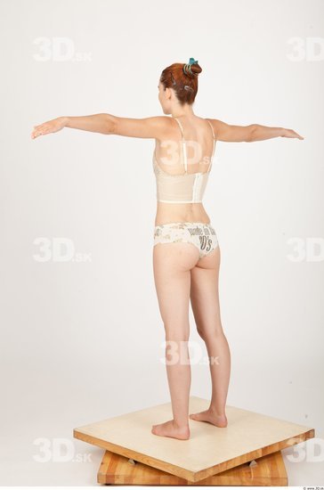 Whole Body T poses Underwear Slim Studio photo references