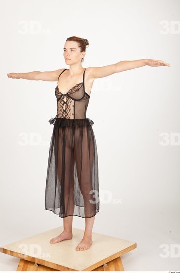 Whole Body T poses Underwear Dress Slim Studio photo references