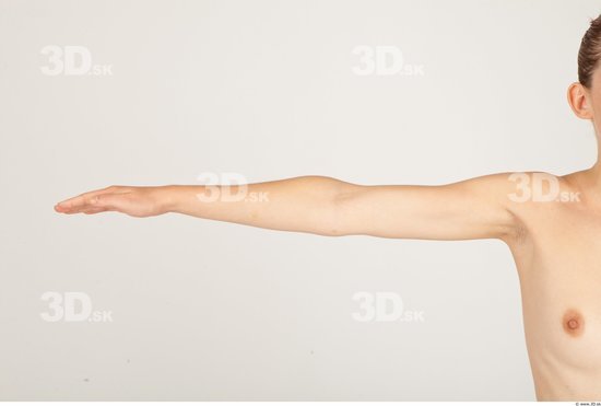 Arm Nude Slim Studio photo references