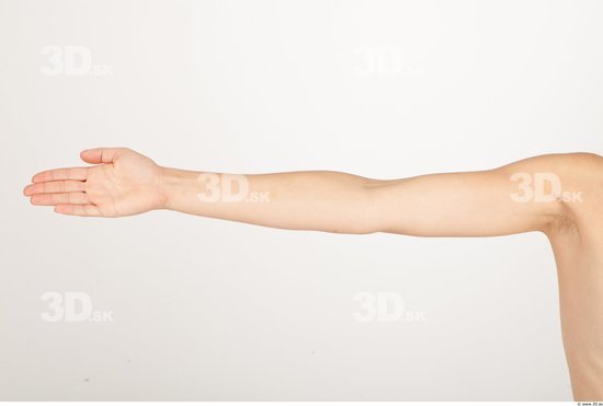 Arm Nude Slim Studio photo references