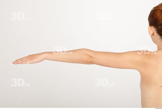 Arm Nude Slim Studio photo references