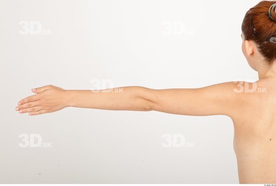 Arm Nude Slim Studio photo references