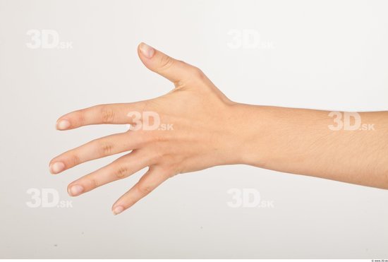 Hand Nude Slim Studio photo references