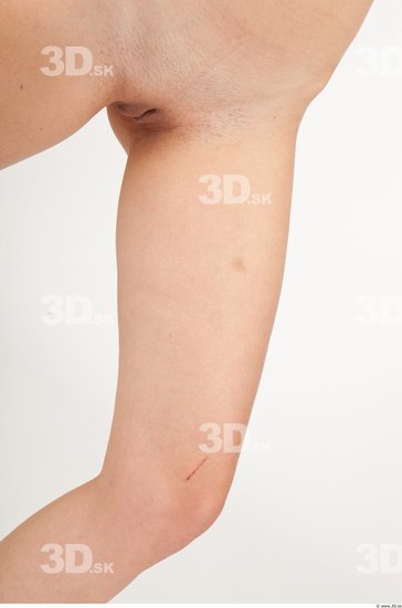 Leg Nude Slim Studio photo references