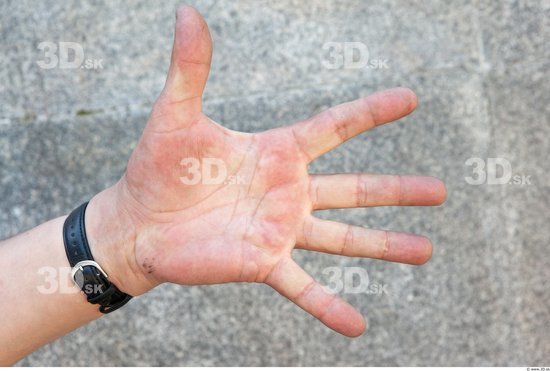 Hand Man White Casual Average Watch