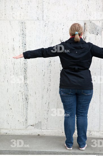 Whole Body Woman T poses Casual Average Street photo references