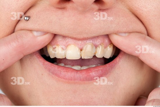 Teeth Woman Piercing Jewel Studio photo references