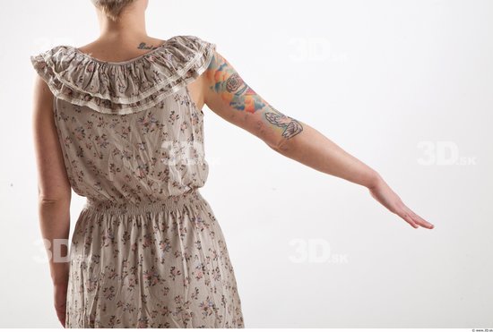 Arm Woman Animation references White Tattoo Casual Dress Slim