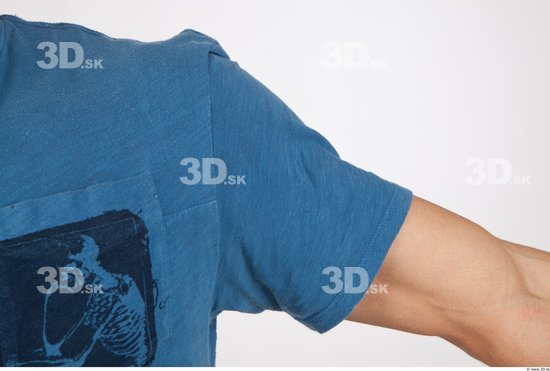 Arm Man Casual Shirt T shirt Slim Studio photo references