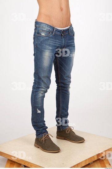 Leg Man Casual Jeans Slim Studio photo references