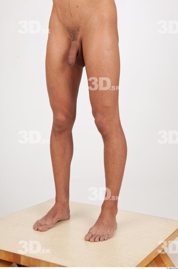 Leg Man Nude Slim Studio photo references