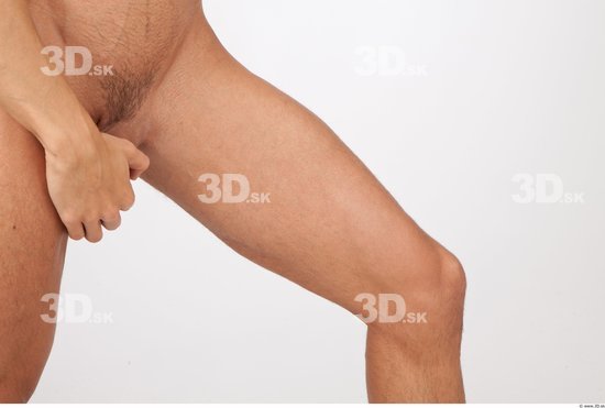 Leg Man Nude Slim Studio photo references