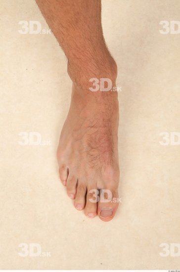 Foot Man Nude Slim Studio photo references