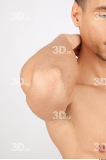 Forearm Man Nude Slim Studio photo references