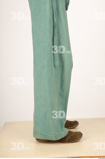 Calf Woman Casual Trousers Slim Studio photo references