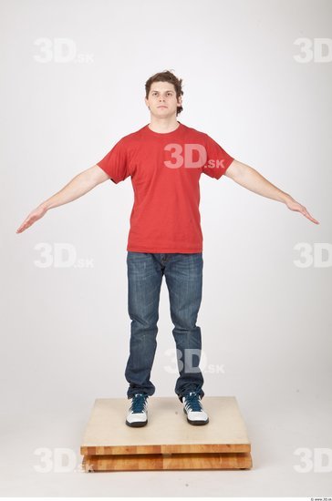 Whole Body Man Animation references Casual Studio photo references