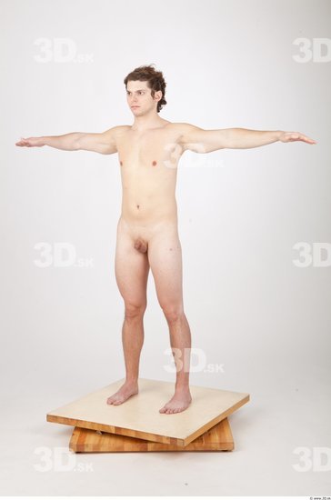 Whole Body Man T poses Nude Studio photo references