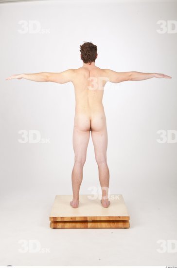 Whole Body Man T poses Nude Studio photo references