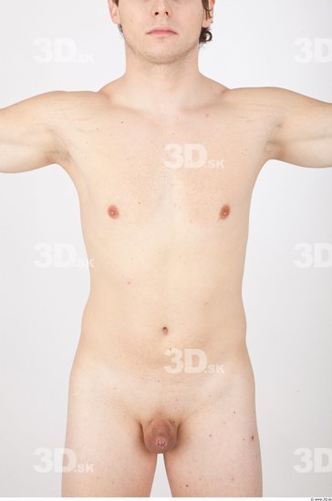 Upper Body Man Nude Studio photo references