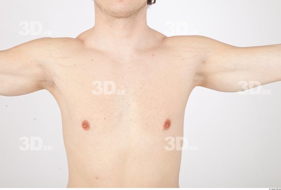 Chest Man Nude Studio photo references