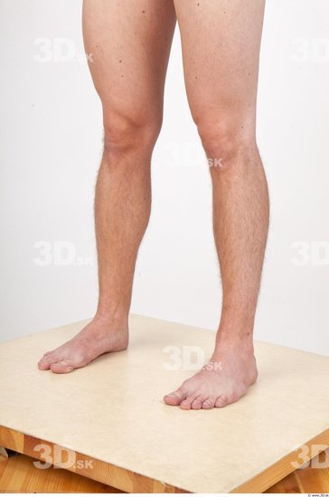 Calf Man Nude Studio photo references