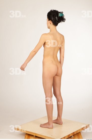 Whole Body Woman Animation references Nude Casual Slim Studio photo references