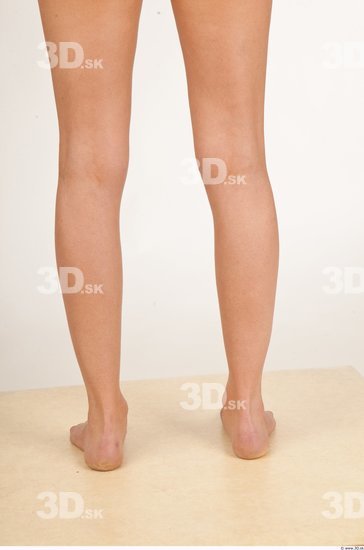 Calf Whole Body Woman Nude Casual Slim Studio photo references