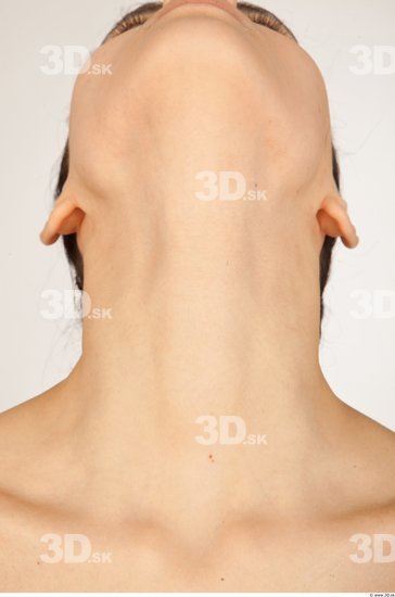 Neck Whole Body Woman Nude Casual Slim Studio photo references