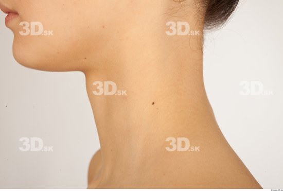 Neck Whole Body Woman Nude Casual Slim Studio photo references