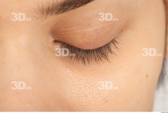 Eye Whole Body Woman Casual Slim Studio photo references