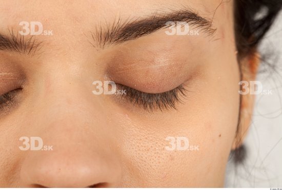 Eye Whole Body Woman Casual Slim Studio photo references