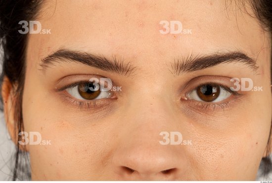 Eye Whole Body Woman Casual Slim Studio photo references