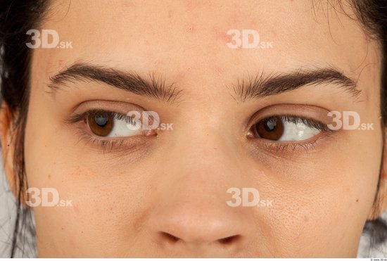 Eye Whole Body Woman Casual Slim Studio photo references